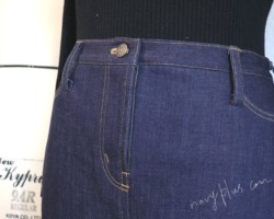 デニムスカート/front部分 デニムスカート/front