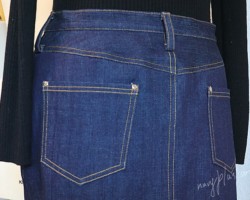 デニムスカート/backstyle